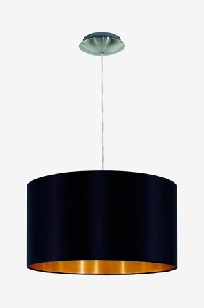 EGLO - Takpendel Maserlo Ø380 Mm Svart/Guld - Svart - Takpendlar - Från Homeroom