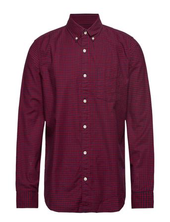 Lived-In Stretch Oxford Shirt Red GAP