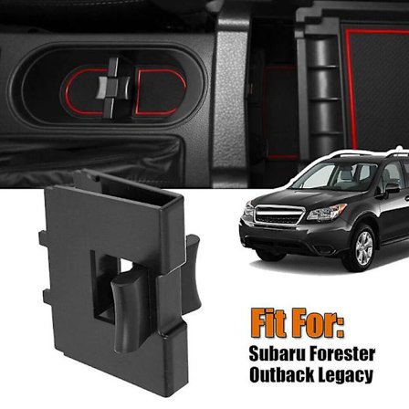 För Subaru Forester Outback Legacy Bil Mugghållare Insert Divider Bil Interiör Center Console Cup Separator Organizer Tillbehör| |