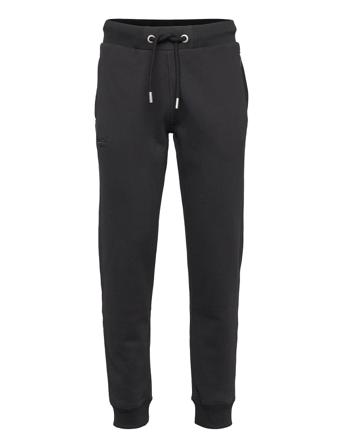 Vintage Logo Emb Jogger Collegehousut Olohousut Musta Superdry
