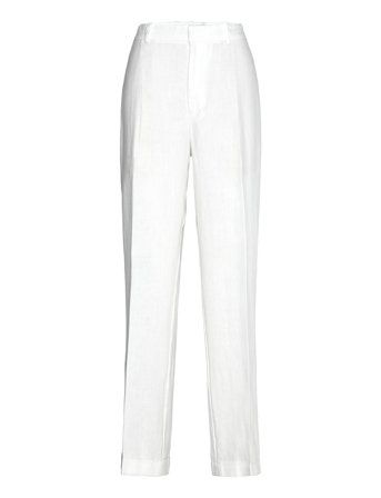 Linen Relaxed Straight Pant White Polo Ralph Lauren