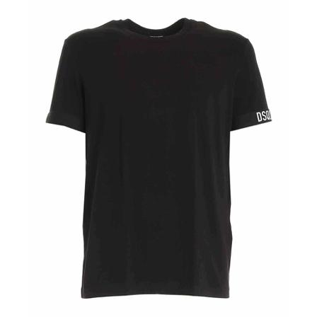 Dsquared2, T-shirt Czarny, Mężczyzna, Rozmiar: L