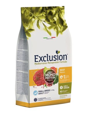 Exclusion Mediterraneo Monoprotein Formula Noble Grain Beef