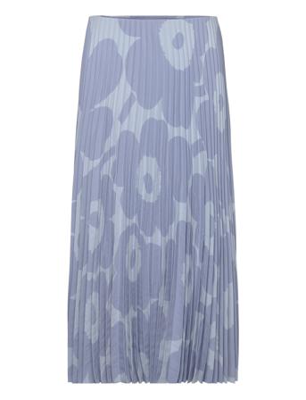 Kyllikki Unikko Skirts Pleated Skirts Blå Marimekko*Betinget Tilbud