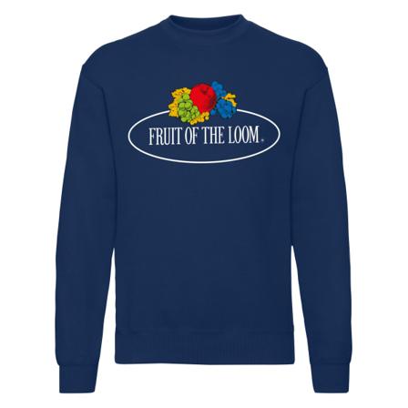 Fruit Of The Loom Herr Vintage Big Logo Set-in Sweatshirt L Dee
