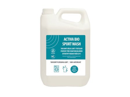Activa Tvättmedel Bio Sport Wash 5L - Lyreco - Städ och hygien - Tvättmedel och klädvård - Tvättmedel