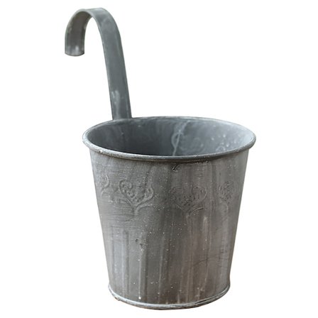 Vintage Jern Hængende Blomsterkrukker med Kroge Plantekrukke til Hjem Have Dekoration