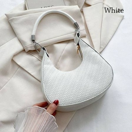 Underarmsväska Handväska VIT