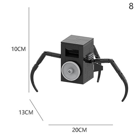 Skibidi Toilet Mand Vs. Monitor Byggeklodser Audio Manden Og Kamera Manden Legetøj