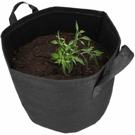 10x växtpåse växtpåse växtpåse smart odlingspåse non-woven tyg med handtag 30 liter