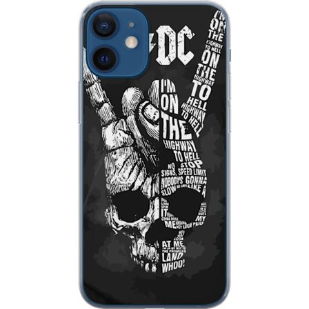 Kompatibelt Mobildeksel til Apple Apple iPhone 12 AC DC Rockeband Musikk Gitar