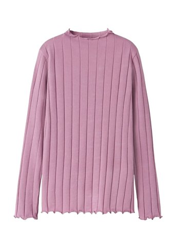 name it Nkfnoline Ls Slim Top Noos - Pink - 116