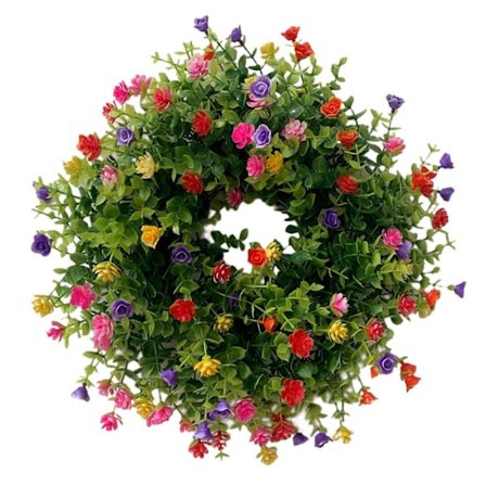 Velkommen dørkrans i bondegårdsstil sommer