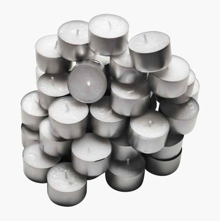 Värmeljus av stearin 50-pack - Biltema