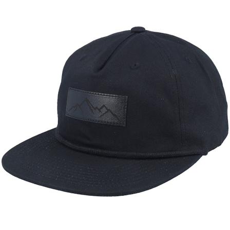 Wild Spirit - Černá snapback Kšiltovka - Small Box Mountain Patch Black Rope Snapback @ Hatstore