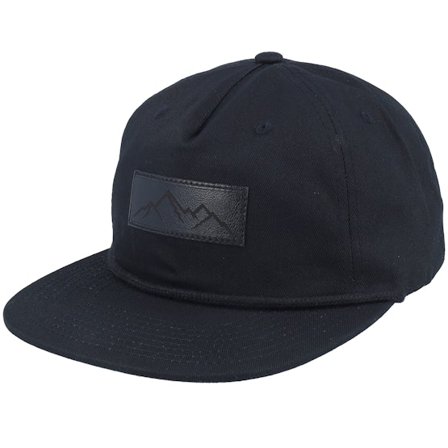 Wild Spirit - Small Box Mountain Patch Black Rope Snapback Snapback Black Cap - @ Hatstore