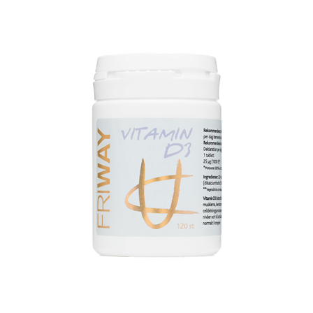 Friway D-vitamin 120 tabletter