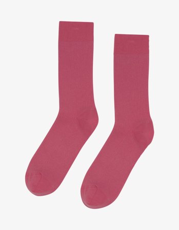 Classic Organic Sock - Raspberry Pink - One Size