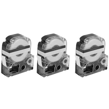 3 st 12 mm etikettmaskintejp Etikettmaskin på etiketttejp för /jim-skrivare