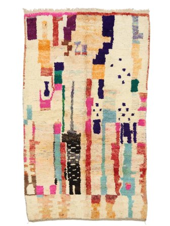 Käsinsolmittu Berber Moroccan - Mid Atlas 164X277 Villamatto Matto