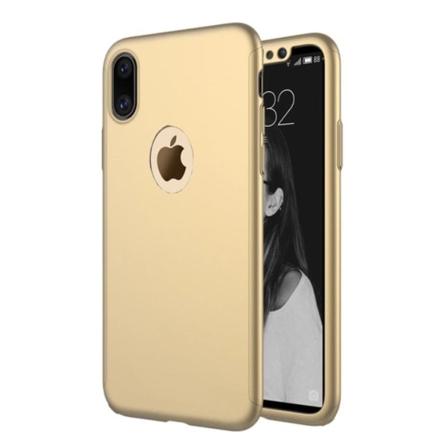 Iphone X/xs - Skyddsfodral Från Floveme (fram Och Bak) Guld