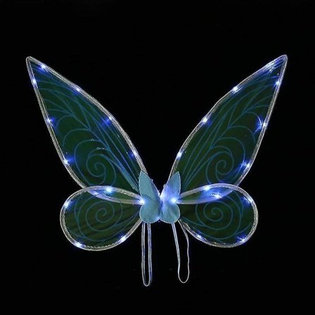 Keijun siivet tytöille aikuisille Light Up Butterfly Wings Led Keijun siivet lapsille naisille Halloween Cosplay CDQ