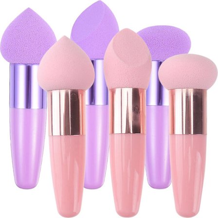 6 st Makeup Svamp Svamp Makeup Borstar Foundation B