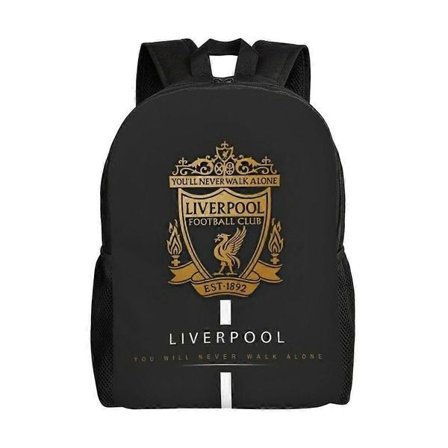 Liverpool Rygsæk Teenager Skoletaske Canvas Notebook Rygsæk Taske Unisex-hjka1994