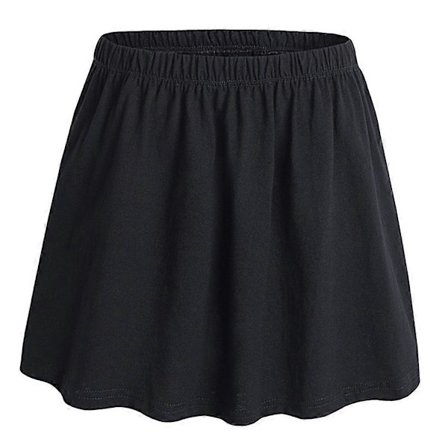 Kerrospukeutumiseen sopiva tekoalushelma, paita jatke, neuleen puolipituinen hame