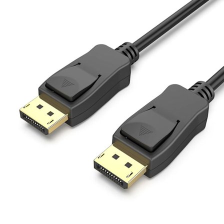 1 DisplayPort til DisplayPort, han til han videokabel 1,8 m kabel, DP til DP han til han kabel, understøtter 4K@60Hz, 2K@165Hz