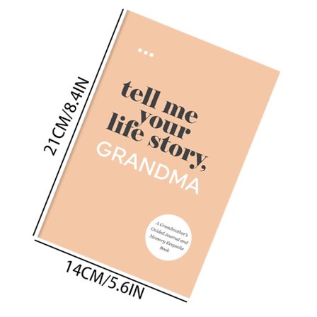 Pappa, jeg vil høre historien din - Notatbok for livshistorie og planlegging - Engelsk farge: Mormor 1