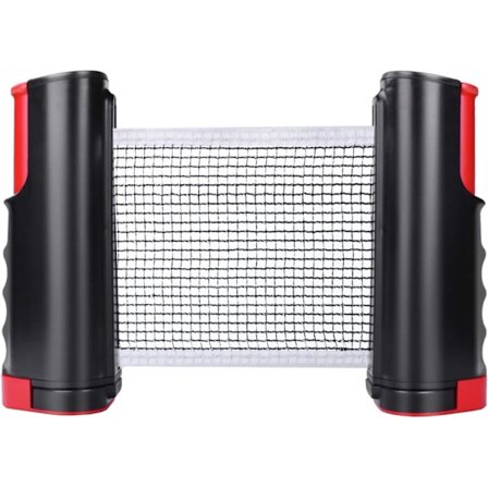 Utdragbar Pingisnätsats, Bärbar Bordtennisnätsställ, Perfekt för Pingisbord, Kontorsbord, Hemkök eller Matbord