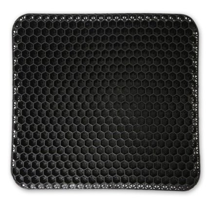 Stolsdyna, åndbar gelpude, (sort) Anti liggesårspude