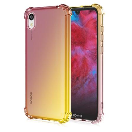 Huawei Y5 2019 - Silikonskal Svart/guld