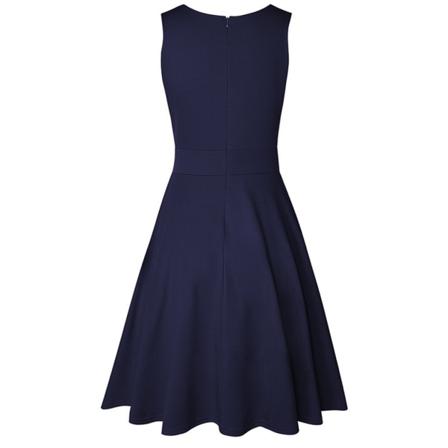 Casual Klänning Vintage Hög Midja Dans Sommar