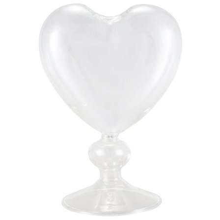 Glasblomkrukor Planter Hjärta Vas Stående Blomvas Skrivbordsdekoration Vas Bröllop