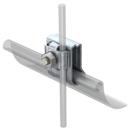 Obo Bettermann 5316450 Renneklemme for takrenner RK-LIM, varmforsinket, Jording & lynavledere