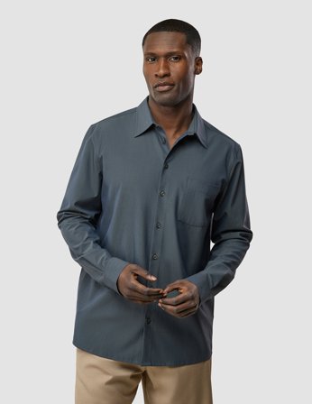 Shaping New Tomorrow - Tech Linen Casual Shirt - Navy - Herren - Größe XXXL