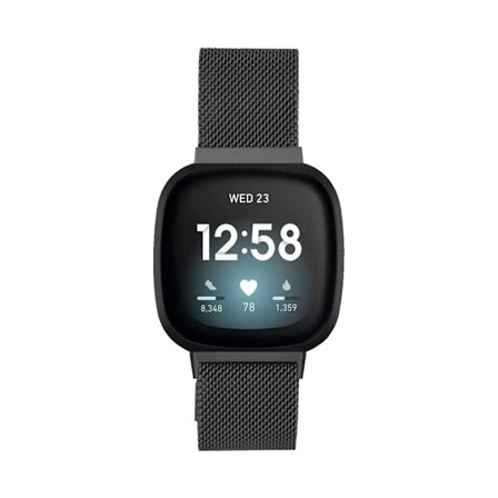 Fitbit Versa 3 / Sense Armband i Rostfritt Stål