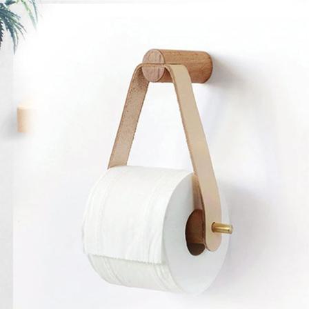Veggmontert toalettpapirholder, rustikk vevholder Wall M
