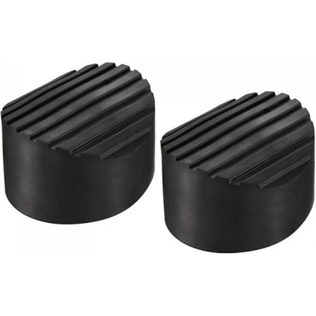 Sklisikker stige fotmatte 85mm ID Gummi Rund Teleskopisk Stige Tilbehør Pad Dekselpute for Stigebeskyttelse Svart 2 stk