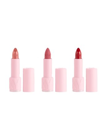 Kylie Cosmetics Lipstick Set Trio cont.: N°3 The Girl in Red N°413 3,5 g + Not Sorry N°333 3,5 g + Koko K N°300 3,5 g 1.0items