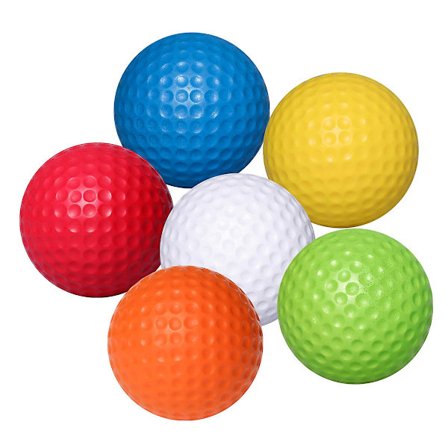 6 kpl Minigolfpallot Muoviset leikkipallot Urheilugolfpallot Muoviset golfpallot