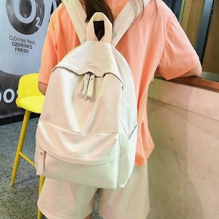 Utrykt skolesekk ungdomsskole jente koreansk versjon Harajuku ulzzang høyskole student ryggsekk