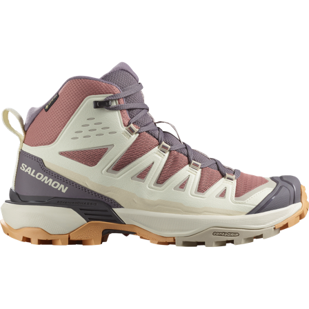 Salomon - Chaussures de randonnée et grande randonnée pour femme X Ultra 360 Edge Mid Gtx W - Burlwood / Vanilla Ice - 44