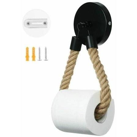 WC-paperiteline ilman porausta, vintage WC-paperiteline, matta musta WC-paperiteline kylpyhuoneeseen ja WC:hen