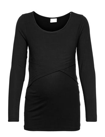 Mlcamma June L/S Jersey Top 2F Black Mamalicious