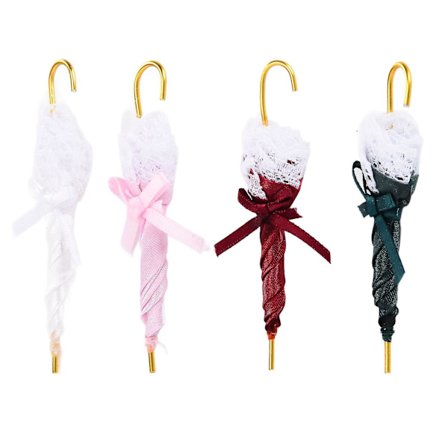 Dukkehus Paraply Fashionable Vivid Miniature Dukkehus Parasol Dekoration Tilbehør