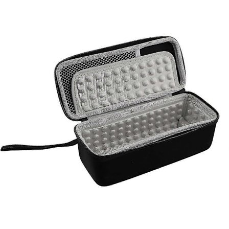 För Flip 6 Fodral Väska Trådlös Bluetooth Högtalare Eva Hård Portabel Rese Skyddsbox Stöttålig Svart Grå