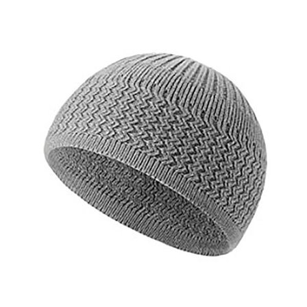 Muslimsk hue strikket hue LYSGÅ